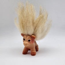 VTG Troll Doll Horse Pony Dam