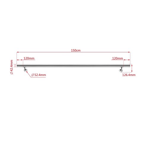 304 stainless steel pipe stair - 304,