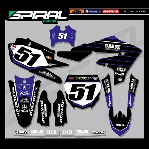 Custom graphics kit yamaha - mx,