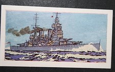 HMS KING GEORGE V   Royal Navy Battleship   Illustrated Card  LE01M