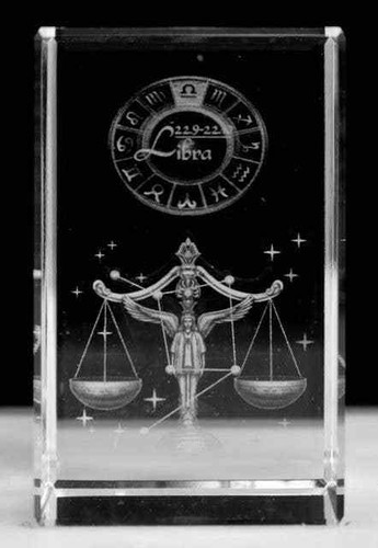 Laser crystal block libra - crystal,