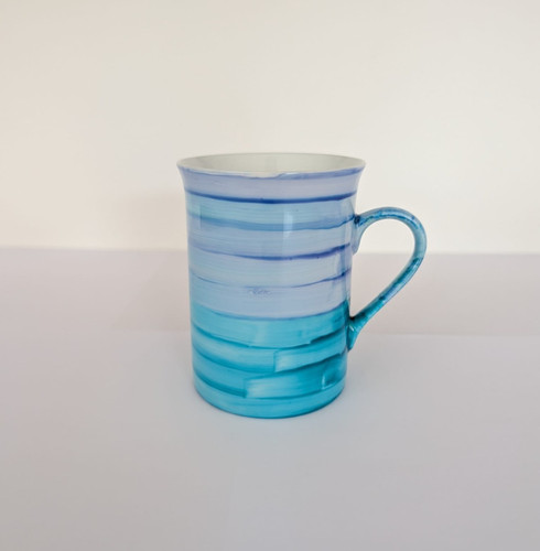 Hand painted ceramic mug - painted,