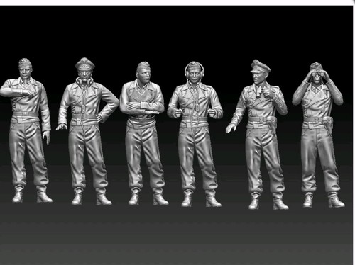 German tank crew ww2 - 1:72,