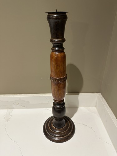 Large vintage turned wooden - vintage,