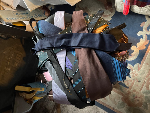 Job lot vintage mens ties - lot,