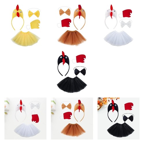 Chicken costume set for - 3d,