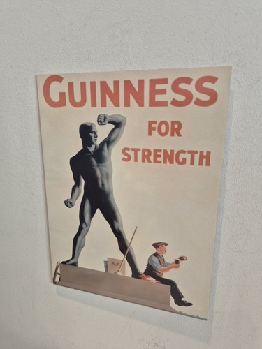 Guinness vintage metal sign - vintage,