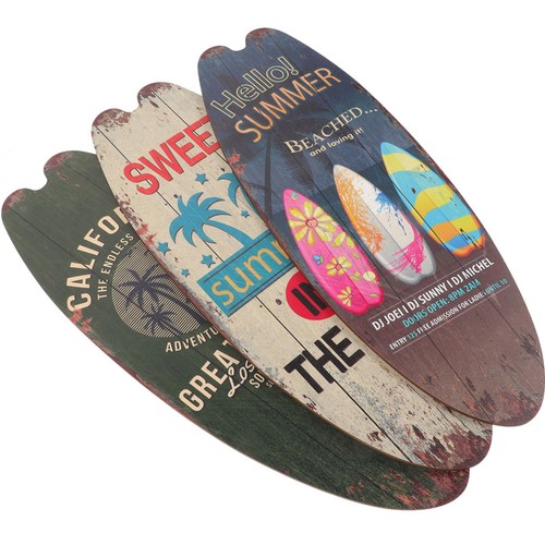 3pcs reusable wooden - wooden, surfboard