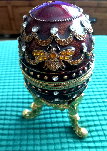 Large red enamel heavy - red,