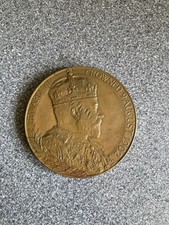 1902 edward v11 - large, bronze