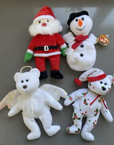 Christmas beanie bears - ty,
