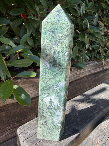 Moss agate tower - moss,