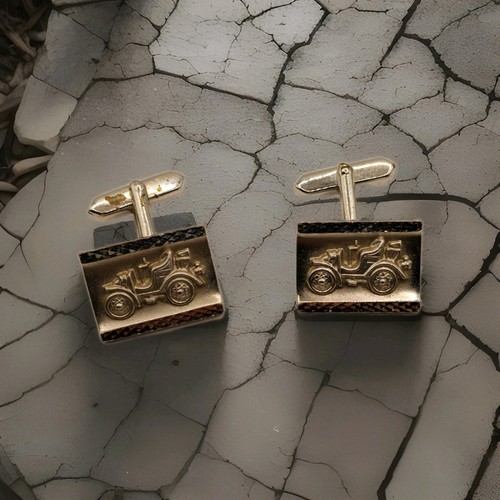 Vintage silver tone rectangle - silver,