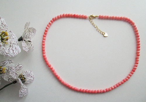 Natural genuine salmon pink - natural, genuine,