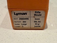Lyman rifle mould 2660496 84