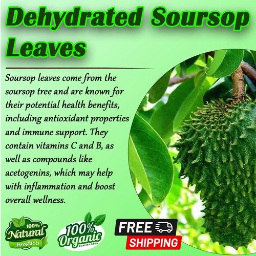 Dried soursop leaves annona - dried,