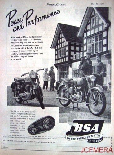 1955 motor cycle - 1955,