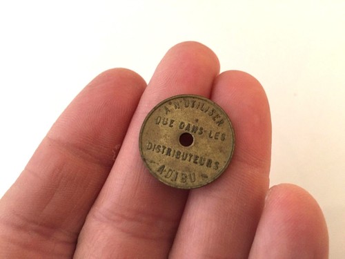 Old vending machine token - vending,