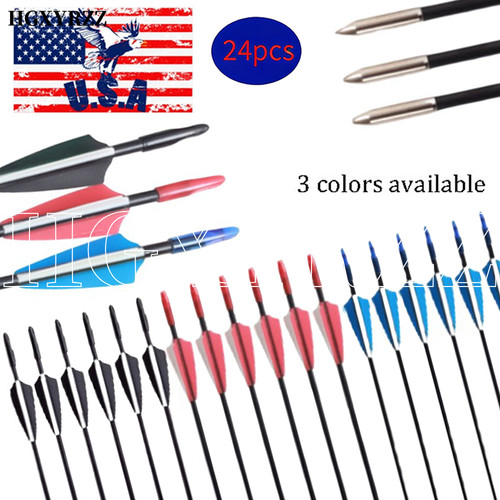 24x archery fiberglass arrows - 24x,