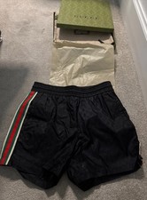 Men’s GG Jacquard nylon swim