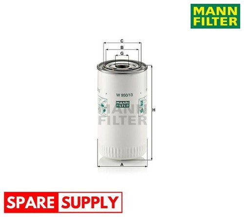 Oil filter for volvo f10 - oil,