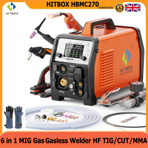 Hitbox mig tig cut - mig/tig/cut/mma, 6in1