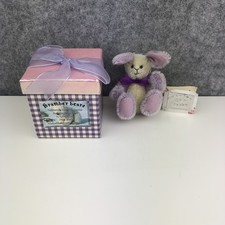 Bramber Bears Lily Lavender Miniature Rabbit Bear German Mohair - Kathryn Galvin