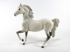 BESWICK FIGURINE OF DAPPLE GREY PRANCING ARAB STALLION ITEM NUMBER 1261 R1140/13