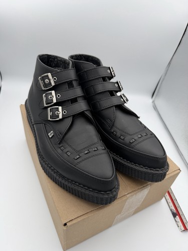 Black tukskin 3 buckle - black, 3-buckle
