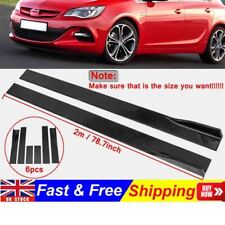 78.7'' For Vauxhall Astra GTC VXR Car Side Skirt Extension Rocker Splitter Gloss