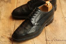 Church's Grafton Black Leather Derby Brogue Lace Up Shoes Mens UK 7 F US 8 EU 41