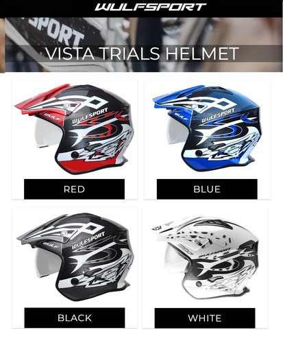Trial motocross helmet - mx, open