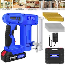 Cordless Nailer Gun 2 in 1 Nail Stapler Nailer Upholstery Battery Fast Charger