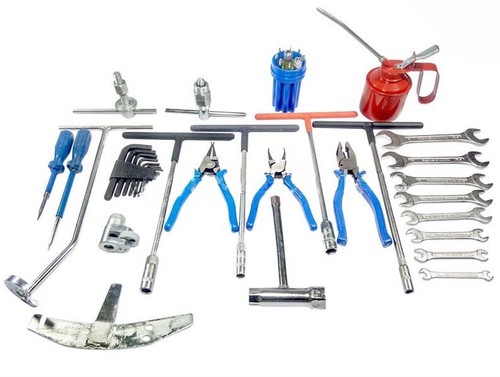 Vespa workshop tools spanners - workshop,