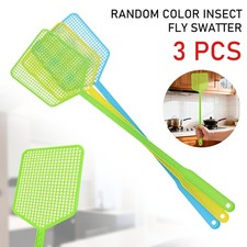 3x Insect Fly Swatter Plastic