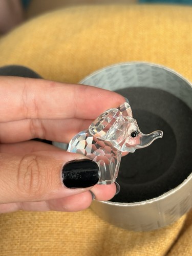 Swarovski crystal elephant - crystal,