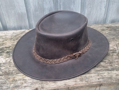 Tayberry men leather - leather, hat