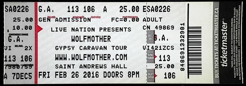 Wolfmother gypsy caravan tour - gypsy,