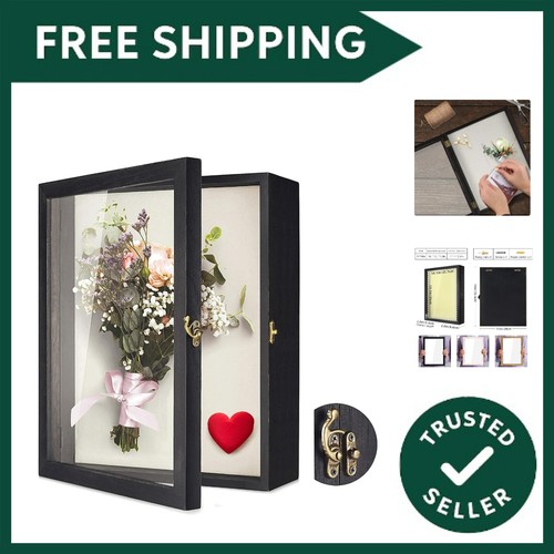Flowers shadow box display - shadow,