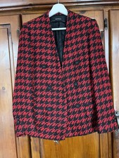 Zara Red & Black Houndstooth