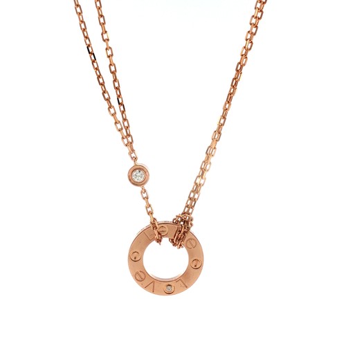 Cartier 18ct rose gold - rose, diamond