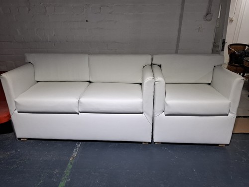 Grey new seater sofa with - a,