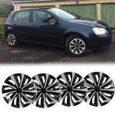 For VW Golf Polo 15" Set of 4 Wheel Cover Hubcaps Snap On Fit R15 Tire&Steel Rim