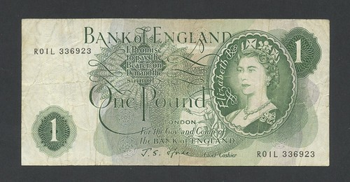 Bank england note 1967 - bank, of