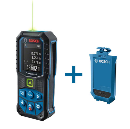 Bosch glm50 23g - green, laser