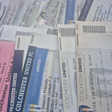 USED MATCH TICKETS -