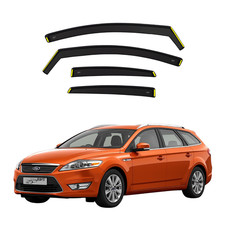Wind Deflectors for Ford Mondeo MK4 2007-2014 5-Door Estate 4pcs Set Rain Visors