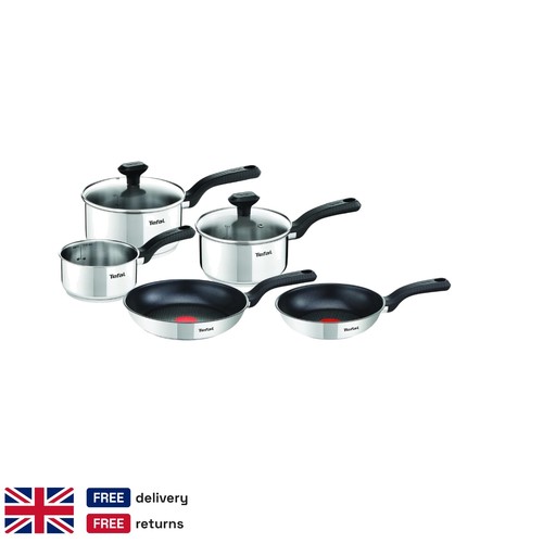 Stainless steel 5pc cookware - stainless,