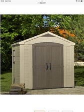 Keter Shed Factor 8x6, free local delivery 