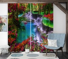 3D Attractive Forest ZHUB106 Photo Curtain Window Blockout Fabric Vera 2023